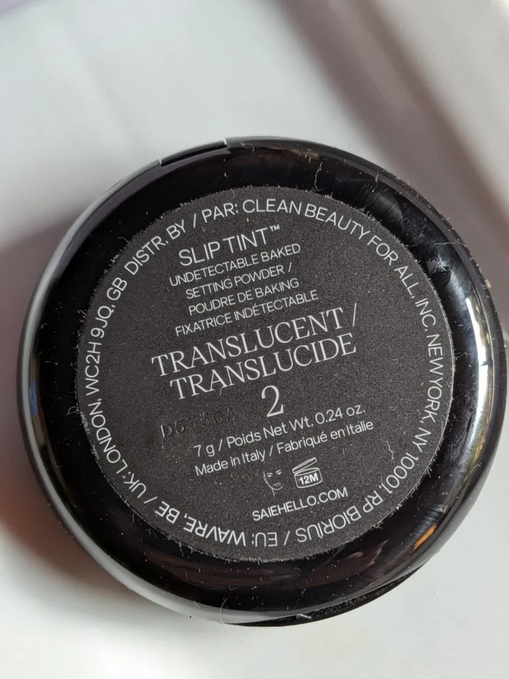 Saie translucent slip